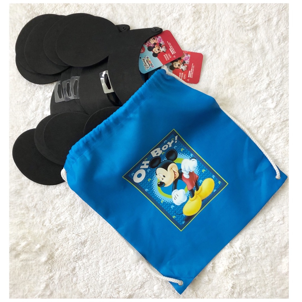 Disney ♥️ Bundle of Mickey; Bag, Shirt and Ears NWT 🦩